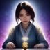 皇冠现金网游戏公平性审计官林晓薇，在审计办公室翻阅RNG测试报告，专业眼镜与整洁着装体现严谨态度
